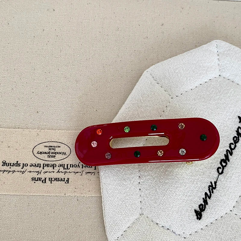 Girls High Quality Lightweight Simple Alligator Clips Glitter Sparking Elegant Chic Wholesale in Stock Hairpins Accessories