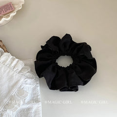 Fashion Solid Color High Elastic Scrunchies for Girls Cute Sweet Chic Simple Hair Ties for Women Ladies Hair Accessories Stylish
