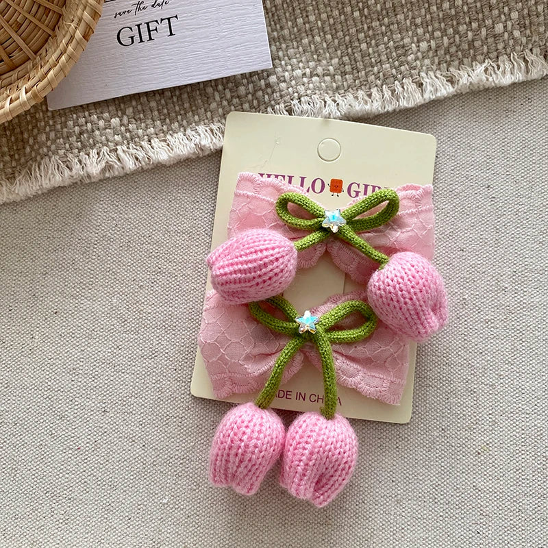 Fashion Bowknot Cute Sweet Hair Clips for Baby Girls Kawaii Classic Elegant Alligators for Kids Children Hair Accessories Chic