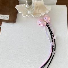 Wholesale Small 5cm Size Cute Girly Butterfly Ribbon Wig Braid Decorative Hair Claw Clips Sweet Children's Hairpins Accessories