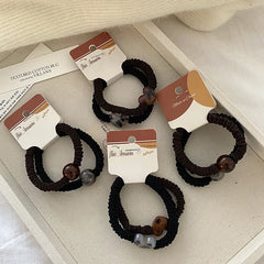 Fashion High Elastic Simple Scrunchies for Girls Classic Durable Hair Ties for Women Ladies Femme Hair Accessories in Stock