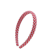 Simple Minimalistic Fashion Plaid Head Band for Baby Girls Trendy Stylish Kawaii Hair Band for Kids Hair Accessories in Stock