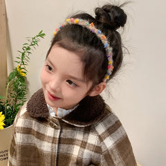 Trendy Winter Fashion Headband for Kids Sweet Elegant Hair Accessories Cute Stock for Baby Girls and Teens