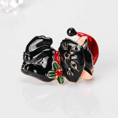 Fashion Sweet Cat Elegant Cute Brooches for Girls Trendy Glamorous Charms Pins Jewelry for Women Ladies Accessories Wholesale