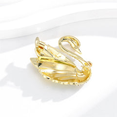 Fashion Sweet Swan Elegant Sweet Brooches for Girls Stylish Glamorous Charms Pins Jewelry for Women Ladies Accessories Wholesale