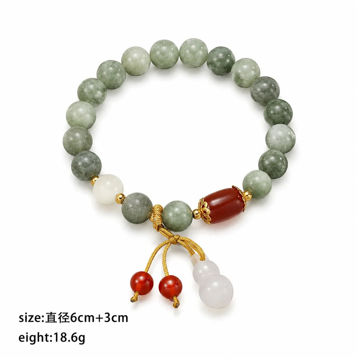 Female Green Red White Beads Bracelet Fashion Vintage Elegant Charms Factory Price Mixed Order Accepted in Stock Daily Jewelry