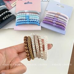 High Quality Elastic Scrunchies for Women and Girls Minimalist Hair Ties in Multiple Colors Casual Hair Accessories