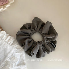 Fashion Solid Color High Elastic Scrunchies for Girls Cute Sweet Chic Simple Hair Ties for Women Ladies Hair Accessories Stylish