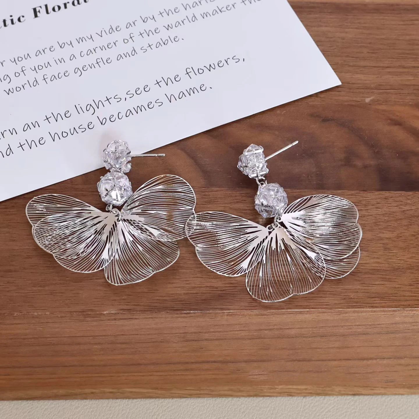 Women Hot Sale Creative Latest Irregular Shape Drop Earring Glitter Sequined Charms Elegant Dainty Bulk  Daily Jewelry Accessory