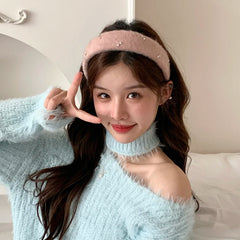 Classic Simple Solid Color Head Bands for Girls Elegant Fashion Sweet Hair Band for Women Lady Hair Accessories Trendy Graceful