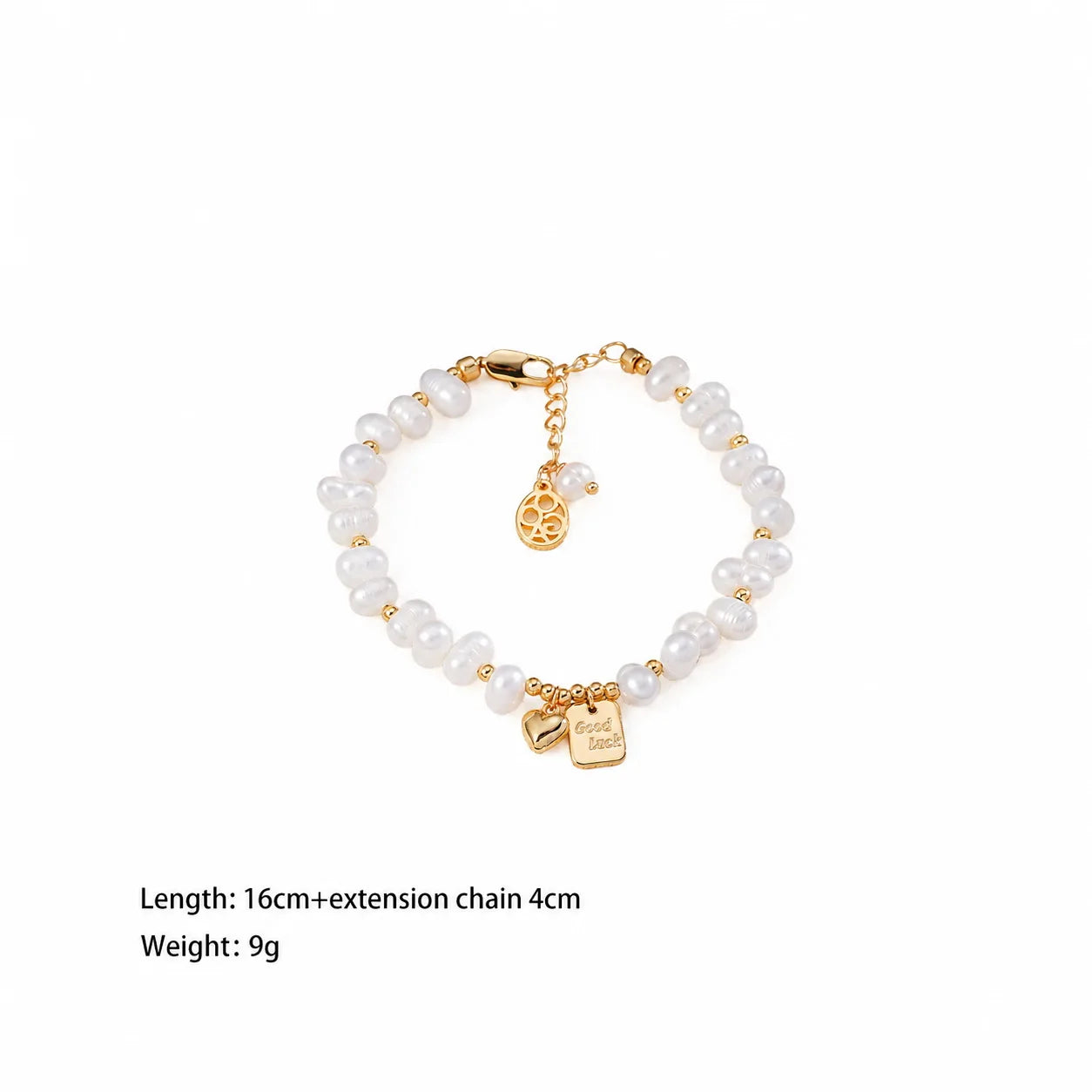 Fashion Freshwater Pearl Copper 18K Gold Luxury Bracelets for Girls Elegant Jewelry Handmade for Women Ladies Wholesale Bulk