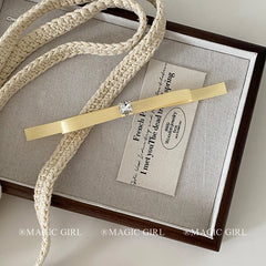 2025 Brand New Solid Color Yellow Bowknot Hair Clip for Girls Sweet Fashion Trendy Elegant Haarspange for Women Hair Accessories