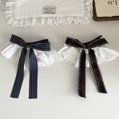 Women 2025 New Design Bowknot Ribbon Simple Alligator Clips Elegant Fashion Bulk Order in Stock Hairpins Accessories for Daily