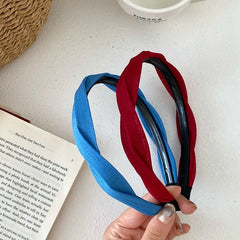 Simple Minimalistic Solid Color Head Band for Baby Girls Fashion Chic Hair Band for Kids Children Hair Accessories in Stock