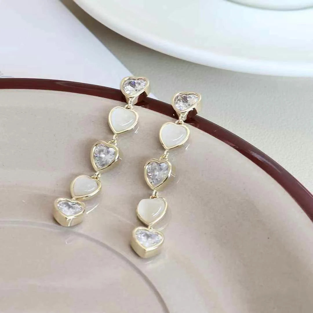 Women Butterfly Heart Star Tassel Design Drop Earring Fashion Elegant Graceful Glamorous Bulk Jewelry Accessories for Holiday