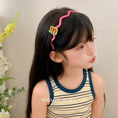Girly Aesthetic Pink Solid Color Acrylic Slim Headbands 12cm Lightweight High Quality Fashion Cute Beauty Wholesale Stock