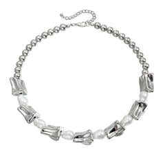 Fashion Simple Mental Beads Minimalistic Necklaces for Girls Spicy Sweet Elegant Jewellry for Women Ladies Accessories Wholesale