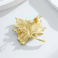 Fashionable Leafs Elegant Sweet Brooches for Girls Trendy Stylish Jewelry Pins for Women Ladies Accessories Chinese Supplier