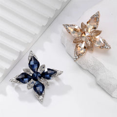 Fashion Glitter Rhinestone Sparking Brooches for Girls Luxury Simple Elegant Pins Jewelry for Women Ladies Accessories Hot Sale