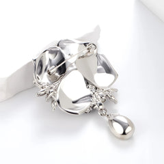 Fashion Rhinestone Glitter Sparking Brooches for Girls Sweet Elegant Pins Jewelry for Women Ladies Accessories Wholesale Chic