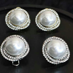 Luxury Large Imitation Pearl Stud Earrings for Girls Sweet Elegant Art Deco Graceful Chic Jewellry for Women Ladies Accessories