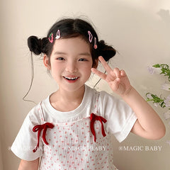 Sweet Cute Animals Fruit Hair Clips for Baby Girls Dot Fashion Kawaii Snap Clips for Kids Children Hair Accessories in Stock