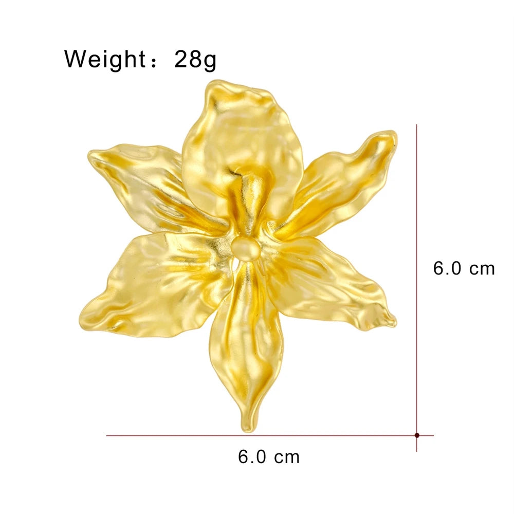 Fashion Vintage Simple Minimalistic Trendy Brooches Leafs Retro Elegant Pins Jewelry for Women Ladies Accessories Wholesale