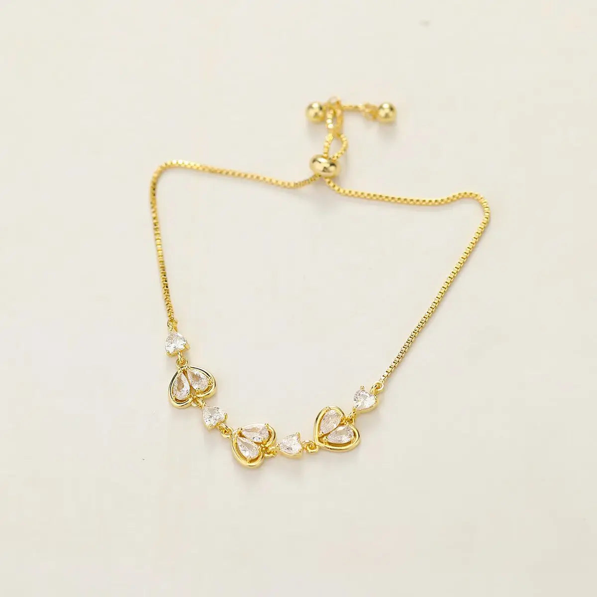 Women Heart Square Yellow Slim Chain Necklace Trendy Fashion Sparking Customized Wholesale High Quality Jewelry Accessories