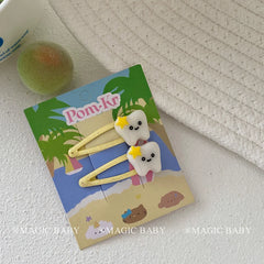 2025 Hot Sale Kids Cartoon Multicolor Snap Clips Fashion Cute New Design Bulk in Stock Hairpins Accessories for Children Daily