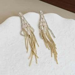 Women Butterfly Tassel New Design Drop Earring Fashion Elegant Graceful Glamorous High Quality Bulk Jewelry Accessory for Causal