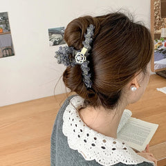 Fashion Glitter Luxury Flowers Hair Claw Clips for Girls Trendy Stylish Claws for Women Ladies Hair Accessories Female in Stock
