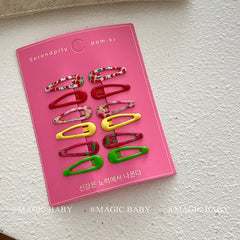 Minimalistic Simple Fashion Hair Clips for Baby Girls Cute Stylish Snap Hair Accessories for Kids for Parties