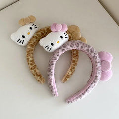 Girls Cat New Design Wide Headbands Sweet Cute Fashion Customized in Stock Hairbands Accessories for Women Holiday Causal Daily