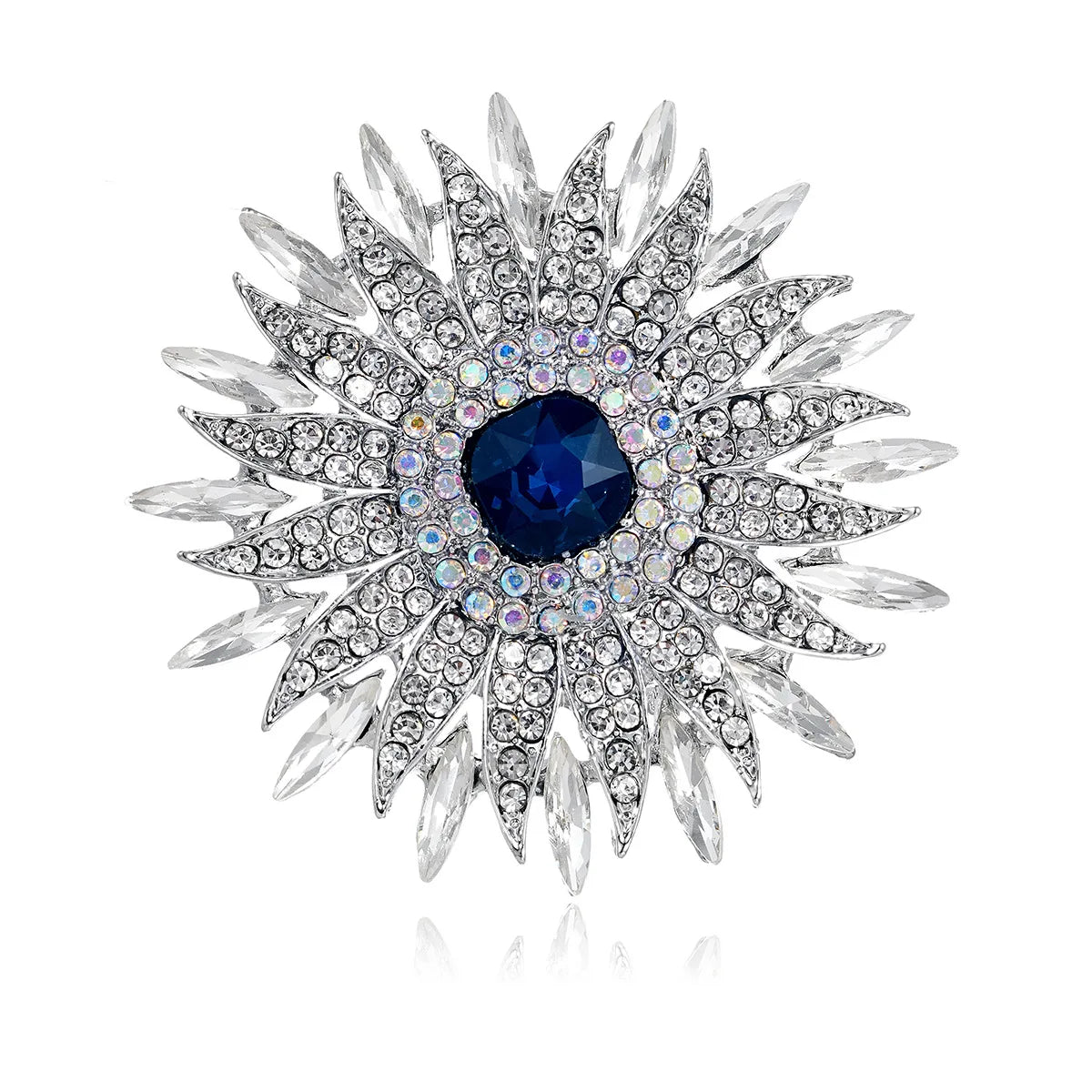 Fashion Glitter Rhinestone Sweet Brooches for Girls Sweet Elegant Luxury Pins Jewelry for Women Ladies Accessories Wholesale