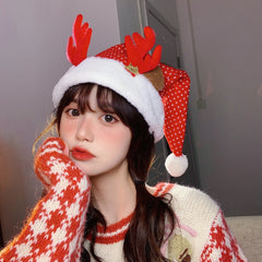 Women Autumn Winter Christmas Festival Celebration Creative Design Chic Customized Wholesale in Stock Christmas Hat Accessories