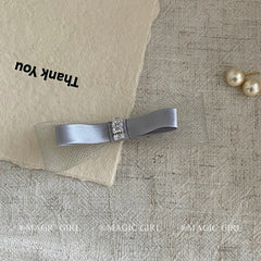 Solid Color Classic Bowknot Simple Hair Clips for Girls Elegant Sweet Cute Chic Alligators for Women Ladies Hair Accessories