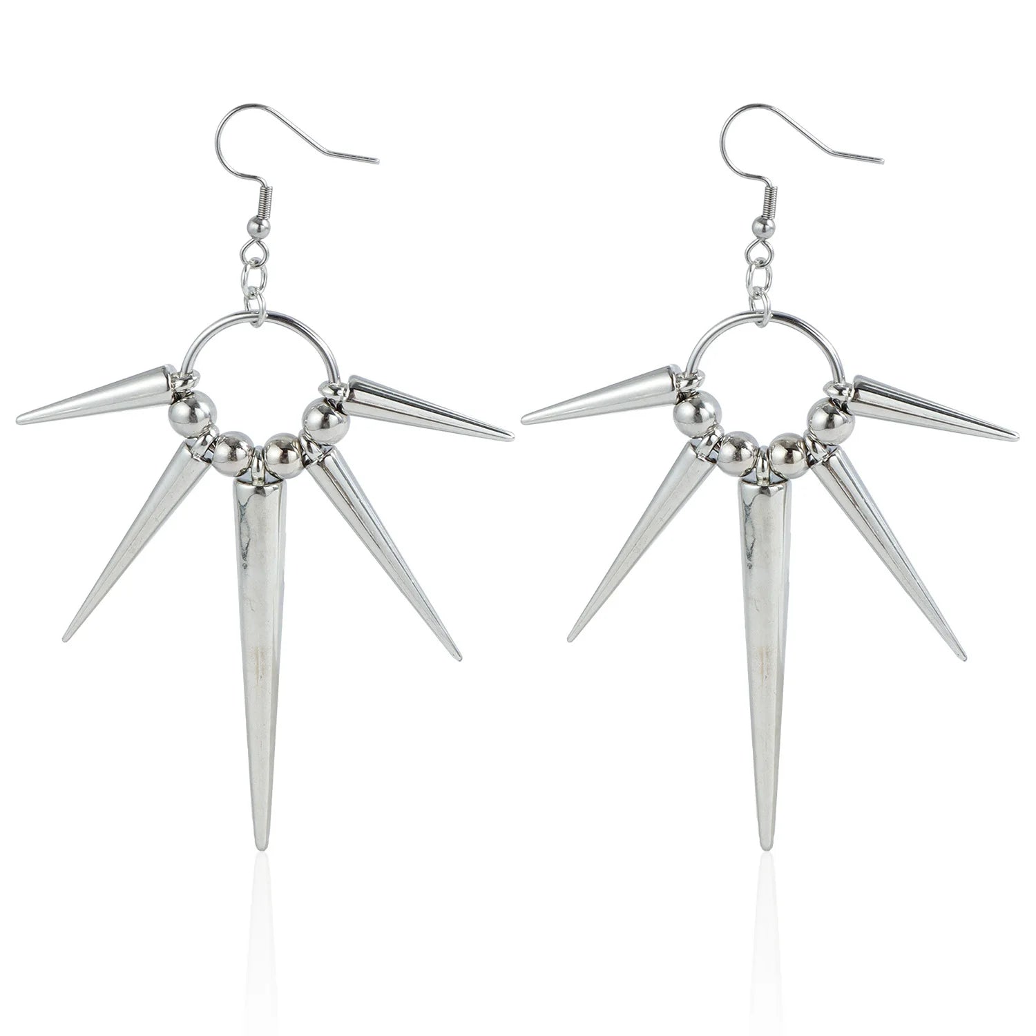 Fashion Simple Punk Spicy Minimalistic Drop Earrings for Girls Glamorous Charms Trendy Jewelry for Women Ladies Accessories