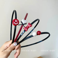 Minimalistic Heart Shaped Cute Sweet Head Bands for Baby Girls Chic Classic Hair Bands for Kids Hair Accessories in Stock