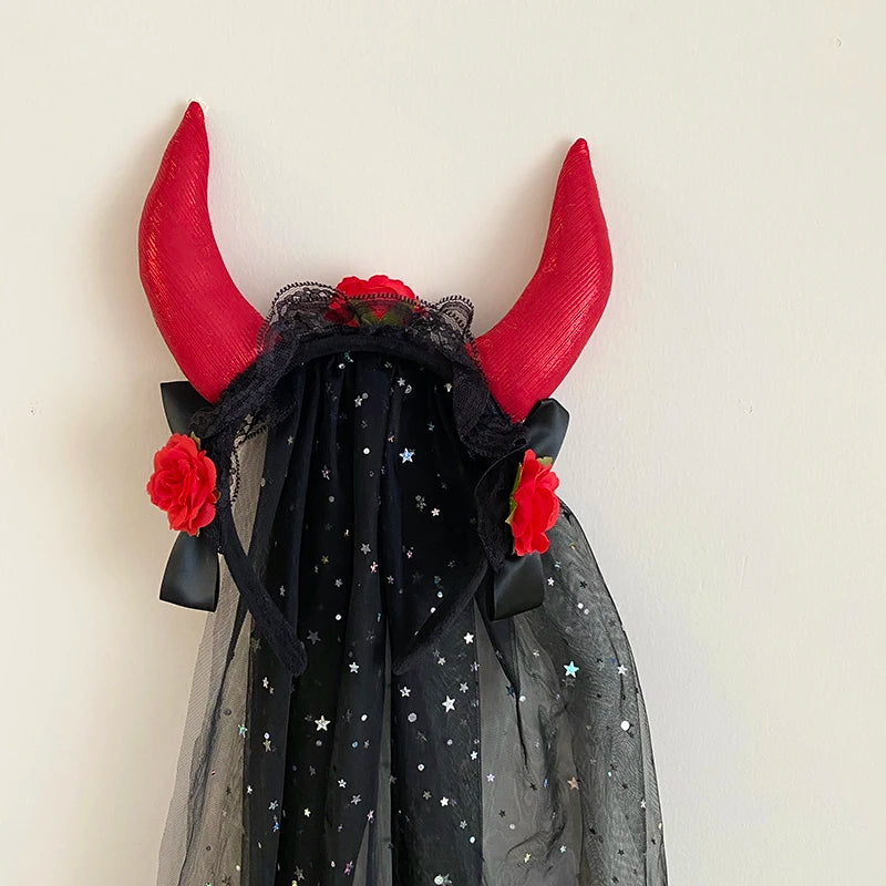 Women Hot Sale Halloween Festival Celebration Glowing Version Hairbands Fashion Elegant Bulk Order in Stock  Headbands Accessory