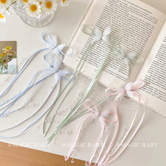 Fashion Elegant Bowknot Butterfly Ribbon Hair Clips for Baby Girls Princess Sweet Alligators for Kids Children Hair Accessories