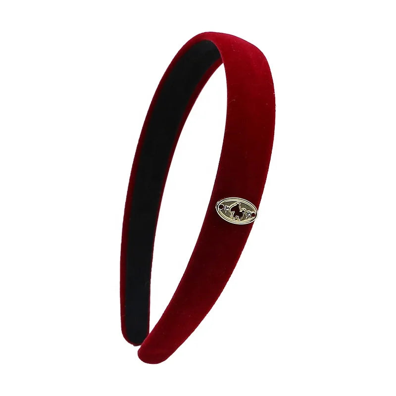 Fashion Solid Color Elegant Luxury Hair Band for Girls Sweet Graceful Stylish Head Band for Women Ladies Hair Accessories