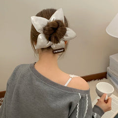 Cute Sweet Dot Lustrous Star Scrunchies for Girls Fashion Chic Trendy Playful Hair Ties for Women Ladies Hair Accessories