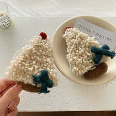 2025 Christmas Tree Imitation Pearl Hair Clips for Girls Elegant French Style Barrettes for Women Ladies Hair Accessories Chic