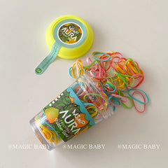 Colorful High Elastic Scrunchies for Baby Girls Stylish Trendy Hair Ties for Kids Fashionable Hair Accessories