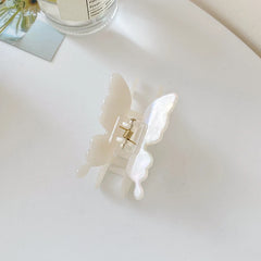 Chic Trendy Butterfly-Shaped Sweet Acetate Hair Claw Clips for Women Colorful Fashion Hair Accessories for Daily for Girls