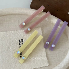 Glitter Solid Color Elegant Hair Clips for Girls Lustrous Fashion Trendy Graceful Chic Alligator for Women Hair Accessories