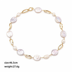 Fashion Freshwater Pearl Baroque Jewelry Sets for Girls Sweet Necklaces Bracelets for Women Ladies Wholesale China Factory