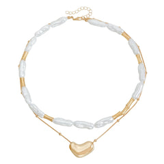 Fashion Elegant Stylish Trendy Layered Wearing Necklaces for Girls Glamorous Charms Jewelry for Women Ladies Accessories