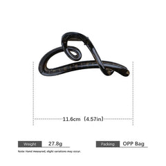 Female Minimalistic Heart New Design Hair Claws Chic Fashion Graceful Customized Bulk Order in Stock Hair Clips Accessories Use