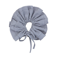 Classic Fashion Stripe Ribbon Bowknot Scrunchies for Girls Trendy Chic Hair Ties for Women Ladies Hair Accessories in Stock